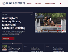 Tablet Screenshot of parksidestables.com